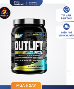 Nutrex Outlift Clinical bùng nổ năng lượng khi tập luyện (22 liều dùng)