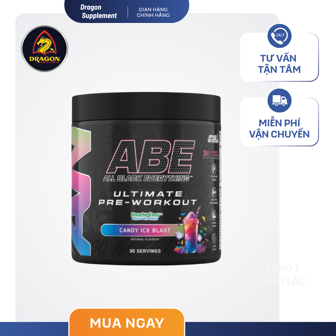 ABE Pre-workout tăng cường sức mạnh và độ tập trung (30 liều dùng)