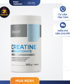 [166 lần dùng] Ostrovit Creatine Monohydrate - Bột tăng tổng hợp năng lượng ATP trong tập luyện thể thao