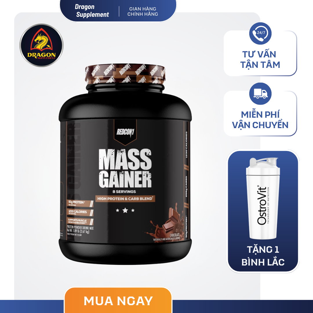 Redcon1 Mass Gainer 6lbs, 8 servings