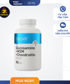 Ostrovit Glucosamine + MSM + Chondroitin - Bổ xương khỏe khớp (90 viên)